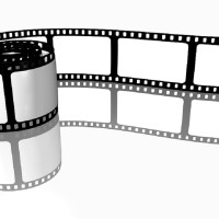 Blank film strip